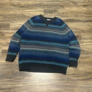 💗Mossimo Supply Co. Blue and Black Knit Sweater